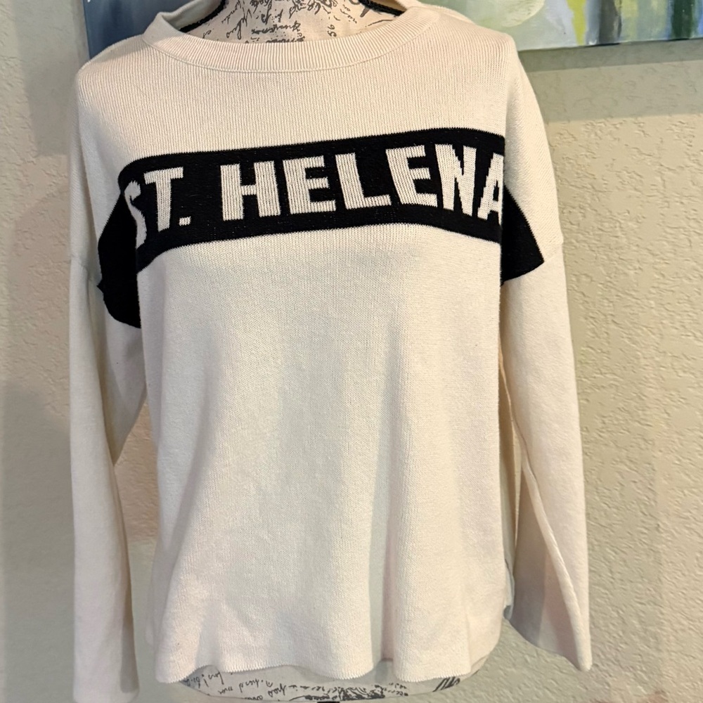 Helena Women's Cream and Black Sweater